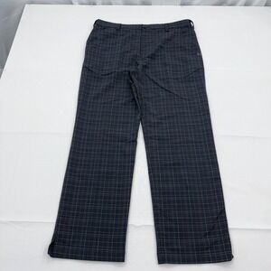 Under Armour Golf Pants Plaid Mens 34x28 Performance Stretch Nylon Flat Straight